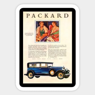 1828 the first blue packard Sticker